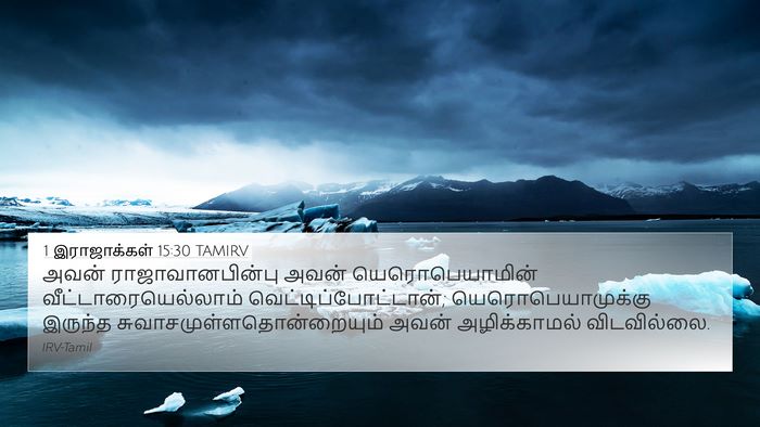 1 இராஜாக்கள் 15:30 TAMIRV Bible Verse Image