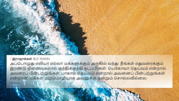 1 இராஜாக்கள் 18:21 TAMIRV Bible Verse Image