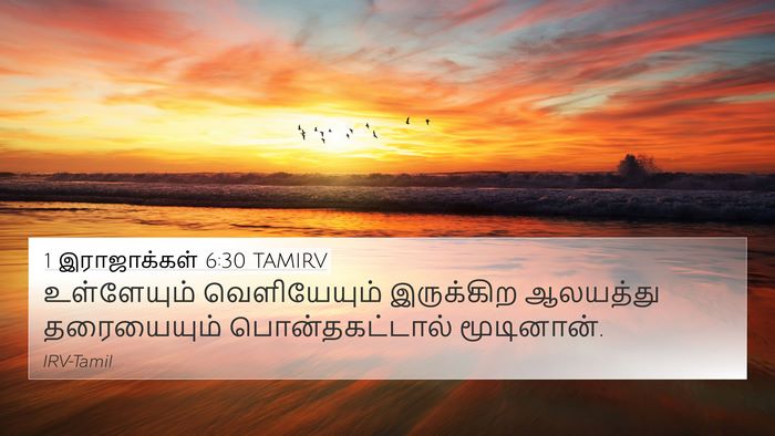 1 இராஜாக்கள் 6:30 TAMIRV 4K Wallpaper - உள்ளேயும் - 4K Wallpaper Bible Verse