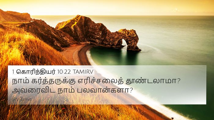 1 கொரிந்தியர் 10:22 TAMIRV Bible Verse Image