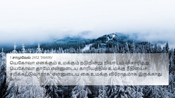 1 சாமுவேல் 24:12 TAMIRV Bible Verse Image