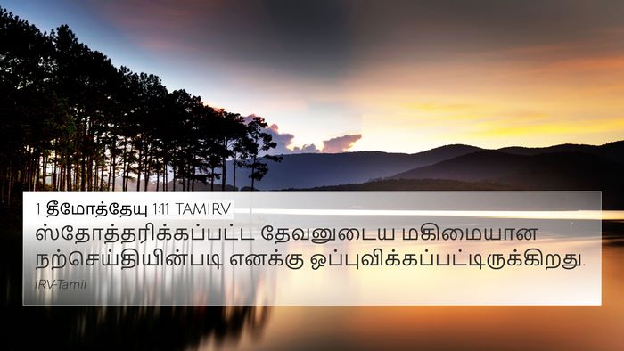 1 தீமோத்தேயு 1:11 TAMIRV Bible Verse Image