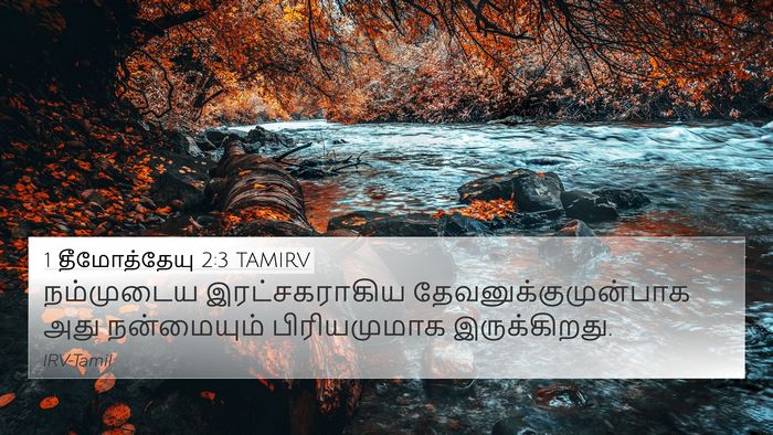 1 தீமோத்தேயு 2:3 TAMIRV Bible Verse Image