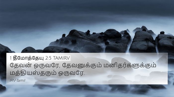 1 தீமோத்தேயு 2:5 TAMIRV Bible Verse Image