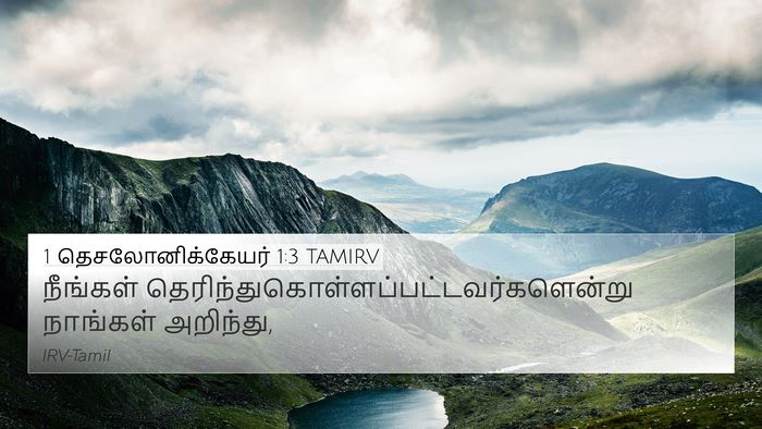 1 தெசலோனிக்கேயர் 1:3 TAMIRV Bible Verse Image