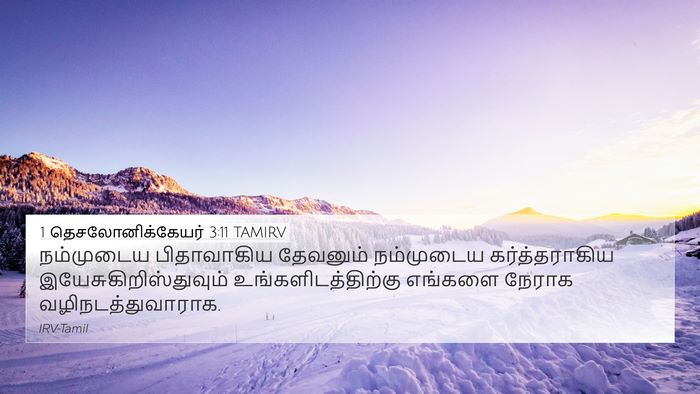 1 தெசலோனிக்கேயர் 3:11 TAMIRV Bible Verse Image