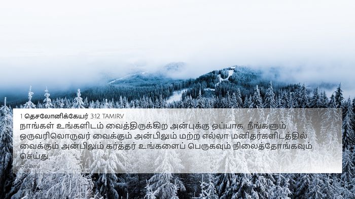 1 தெசலோனிக்கேயர் 3:12 TAMIRV Bible Verse Image