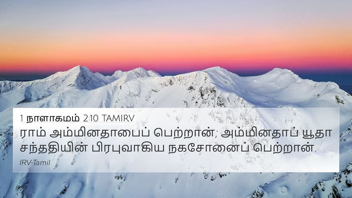 1 நாளாகமம் 2:10 TAMIRV Bible Verse Image
