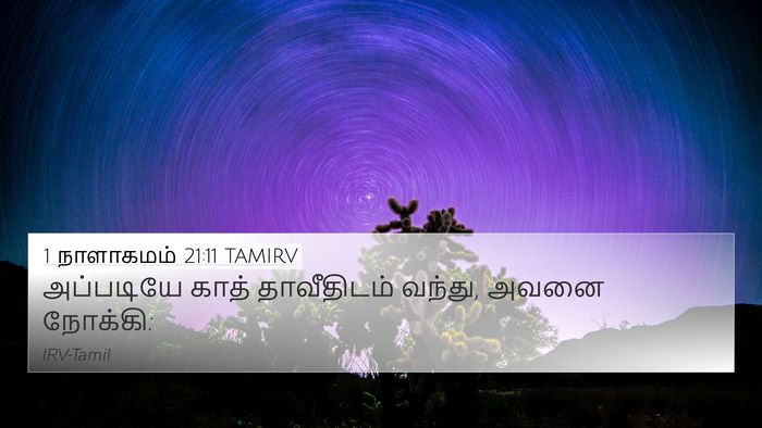 1 நாளாகமம் 21:11 TAMIRV 4K Wallpaper - அப்படியே காத் - 4K Wallpaper Bible Verse