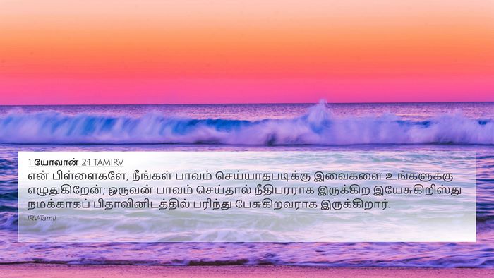 1 யோவான் 2:1 TAMIRV Bible Verse Image