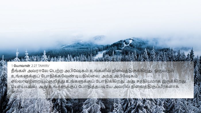 1 யோவான் 2:27 TAMIRV Bible Verse Image