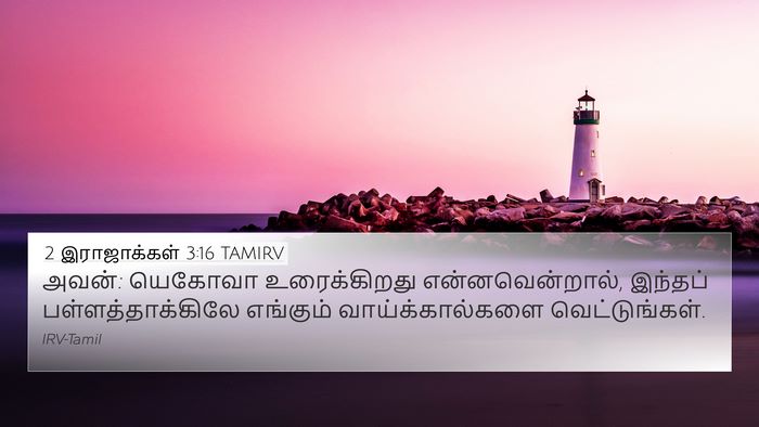 2 இராஜாக்கள் 3:16 TAMIRV Bible Verse Image