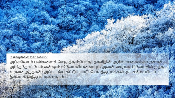 2 சாமுவேல் 15:12 TAMIRV Bible Verse Image