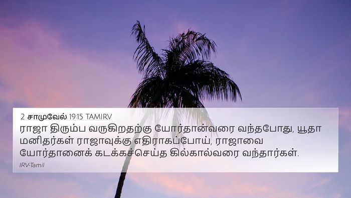 2 சாமுவேல் 19:15 TAMIRV Bible Verse Image