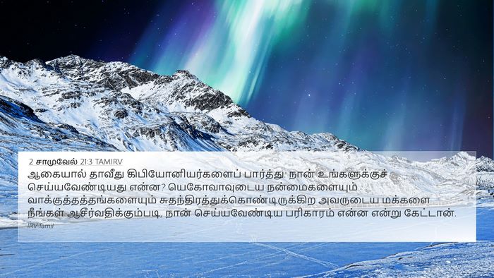 2 சாமுவேல் 21:3 TAMIRV Bible Verse Image