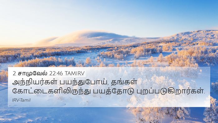 2 சாமுவேல் 22:46 TAMIRV 4K Wallpaper - அந்நியர்கள் - 4K Wallpaper Bible Verse