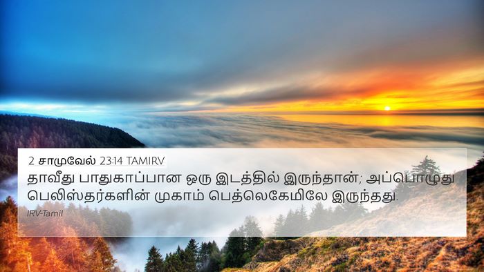 2 சாமுவேல் 23:14 TAMIRV Bible Verse Image
