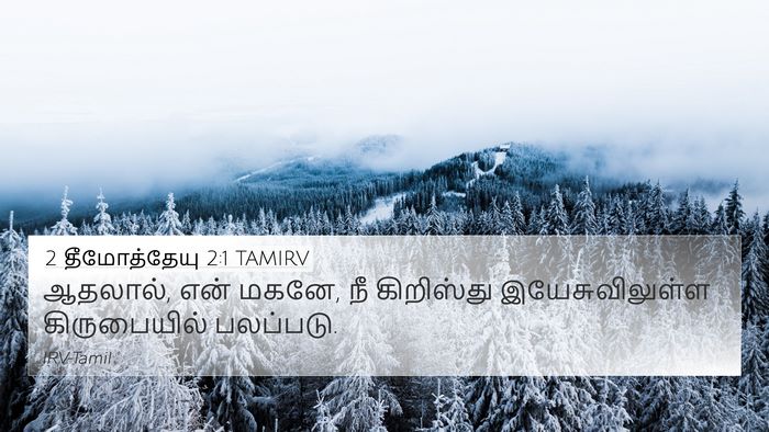 2 தீமோத்தேயு 2:1 TAMIRV Bible Verse Image