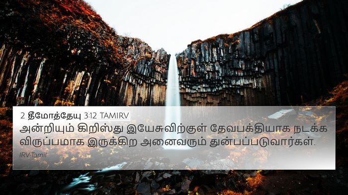 2 தீமோத்தேயு 3:12 TAMIRV Bible Verse Image