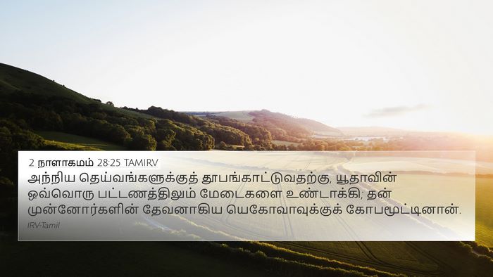 2 நாளாகமம் 28:25 TAMIRV Bible Verse Image