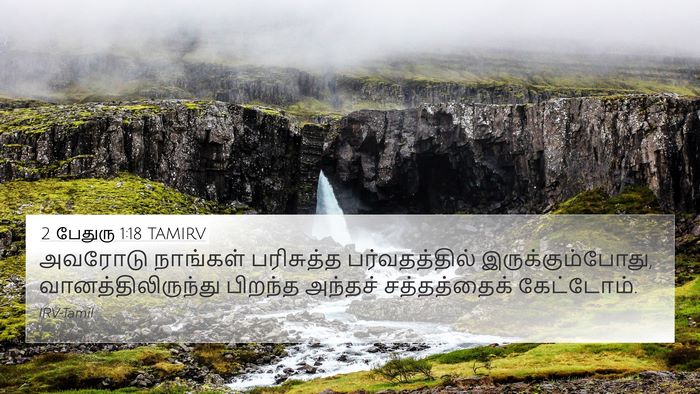 2 பேதுரு 1:18 TAMIRV Bible Verse Image