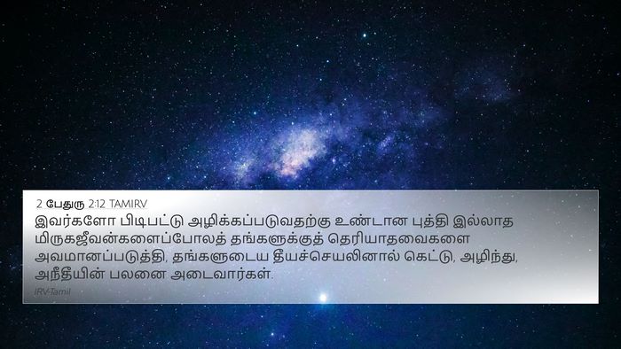 2 பேதுரு 2:12 TAMIRV Bible Verse Image