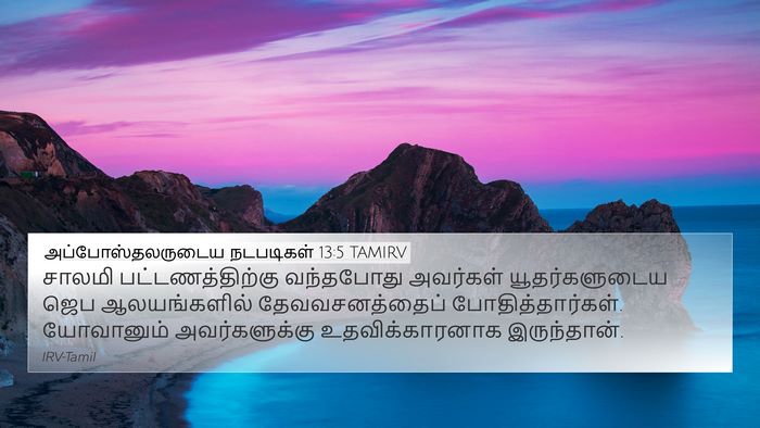 அப்போஸ்தலருடைய நடபடிகள் 13:5 TAMIRV Bible Verse Image