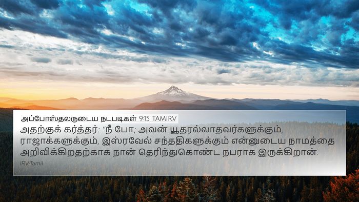 அப்போஸ்தலருடைய நடபடிகள் 9:15 TAMIRV Bible Verse Image