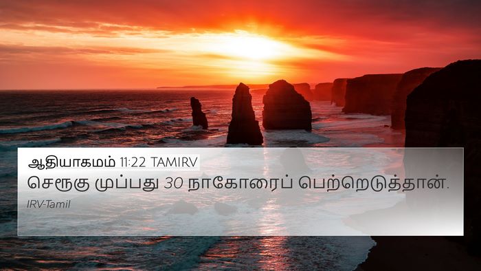 ஆதியாகமம் 11:22 TAMIRV 4K Wallpaper - செரூகு முப்பது 30 - 4K Wallpaper Bible Verse
