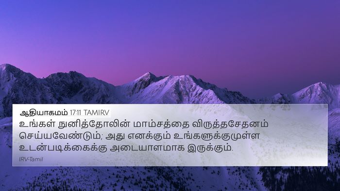 ஆதியாகமம் 17:11 TAMIRV Bible Verse Image