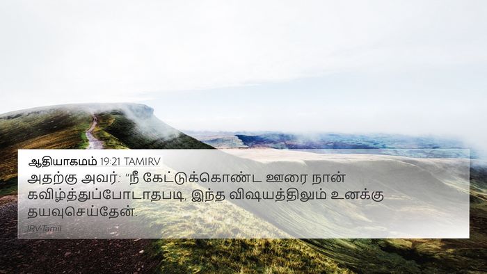 ஆதியாகமம் 19:21 TAMIRV Bible Verse Image