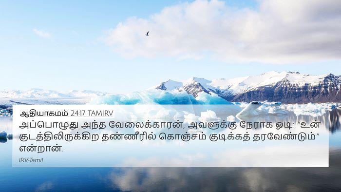 ஆதியாகமம் 24:17 TAMIRV Bible Verse Image