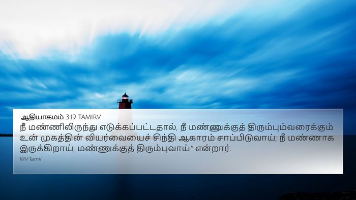ஆதியாகமம் 3:19 TAMIRV Bible Verse Image