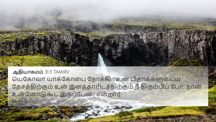 ஆதியாகமம் 31:3 TAMIRV Bible Verse Image