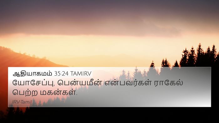 ஆதியாகமம் 35:24 TAMIRV 4K Wallpaper - யோசேப்பு, - 4K Wallpaper Bible Verse