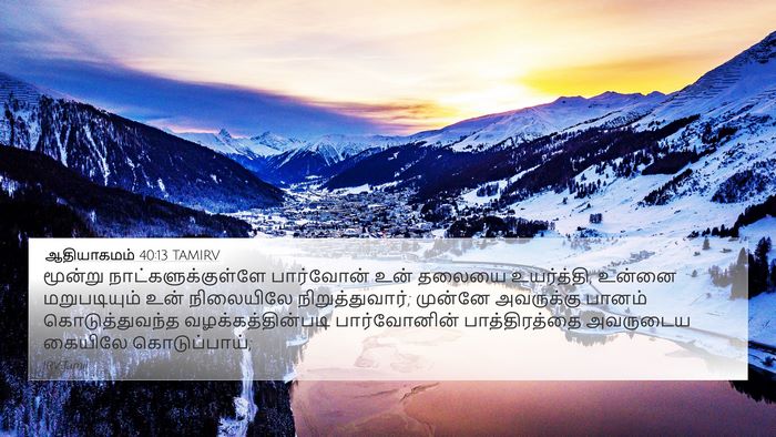 ஆதியாகமம் 40:13 TAMIRV Bible Verse Image