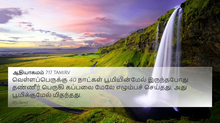 ஆதியாகமம் 7:17 TAMIRV Bible Verse Image