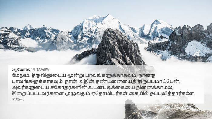 ஆமோஸ் 1:9 TAMIRV Bible Verse Image