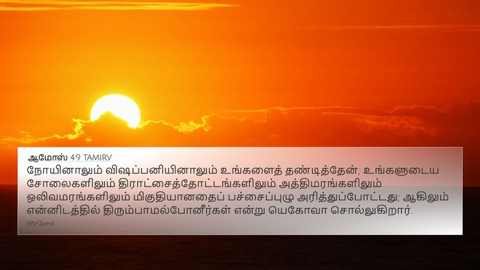 ஆமோஸ் 4:9 TAMIRV Bible Verse Image