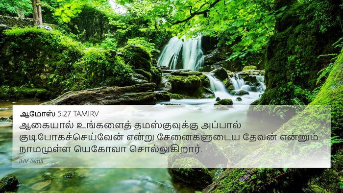 ஆமோஸ் 5:27 TAMIRV Bible Verse Image