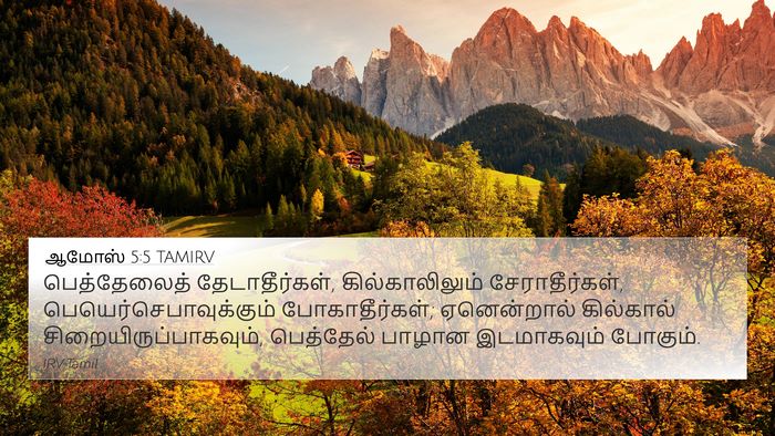 ஆமோஸ் 5:5 TAMIRV Bible Verse Image