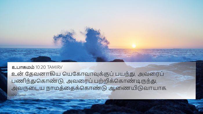 உபாகமம் 10:20 TAMIRV Bible Verse Image