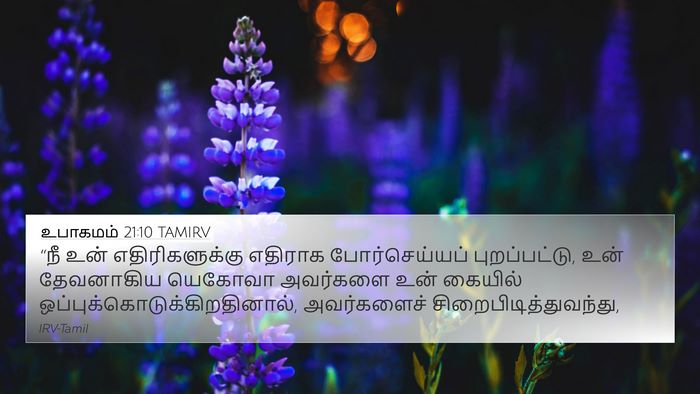 உபாகமம் 21:10 TAMIRV Bible Verse Image