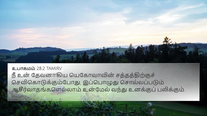 உபாகமம் 28:2 TAMIRV Bible Verse Image