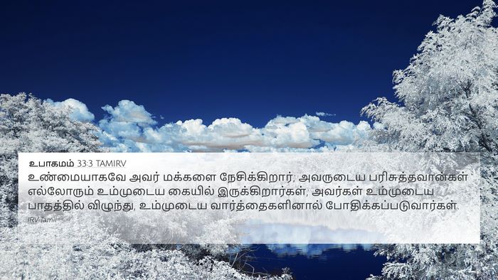 உபாகமம் 33:3 TAMIRV Bible Verse Image