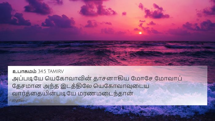 உபாகமம் 34:5 TAMIRV Bible Verse Image