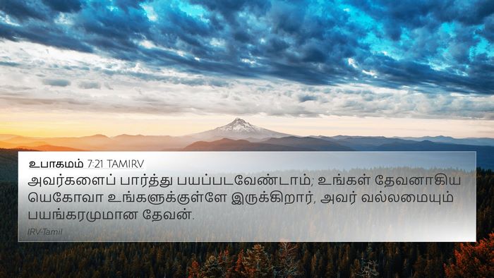 உபாகமம் 7:21 TAMIRV Bible Verse Image