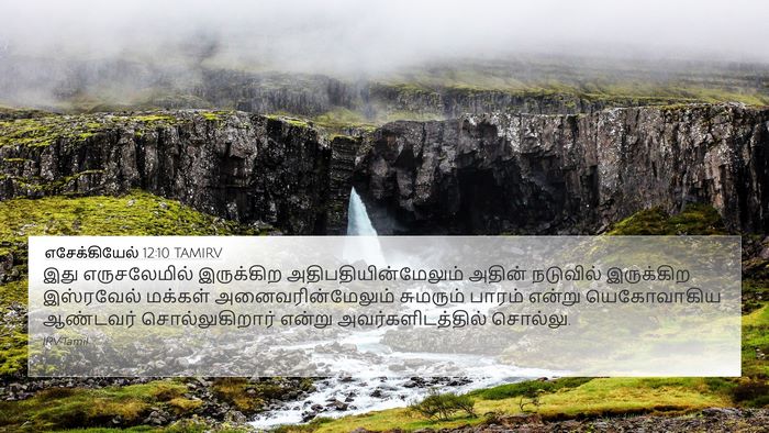 எசேக்கியேல் 12:10 TAMIRV Bible Verse Image