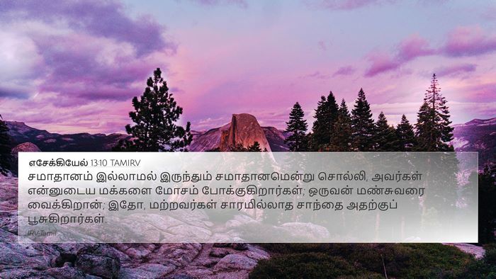 எசேக்கியேல் 13:10 TAMIRV Bible Verse Image