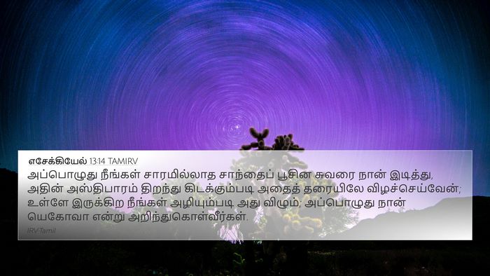 எசேக்கியேல் 13:14 TAMIRV Bible Verse Image